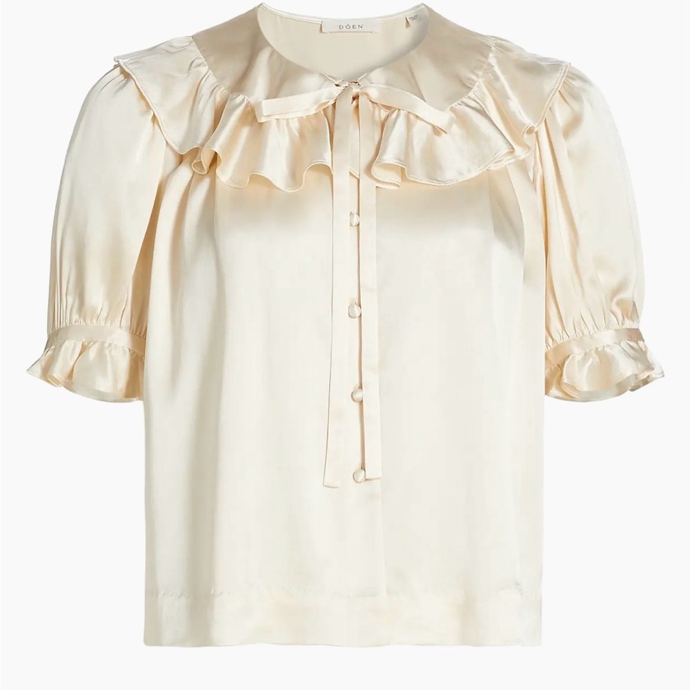 NEW NWT DÔEN Kelela Silk Top
